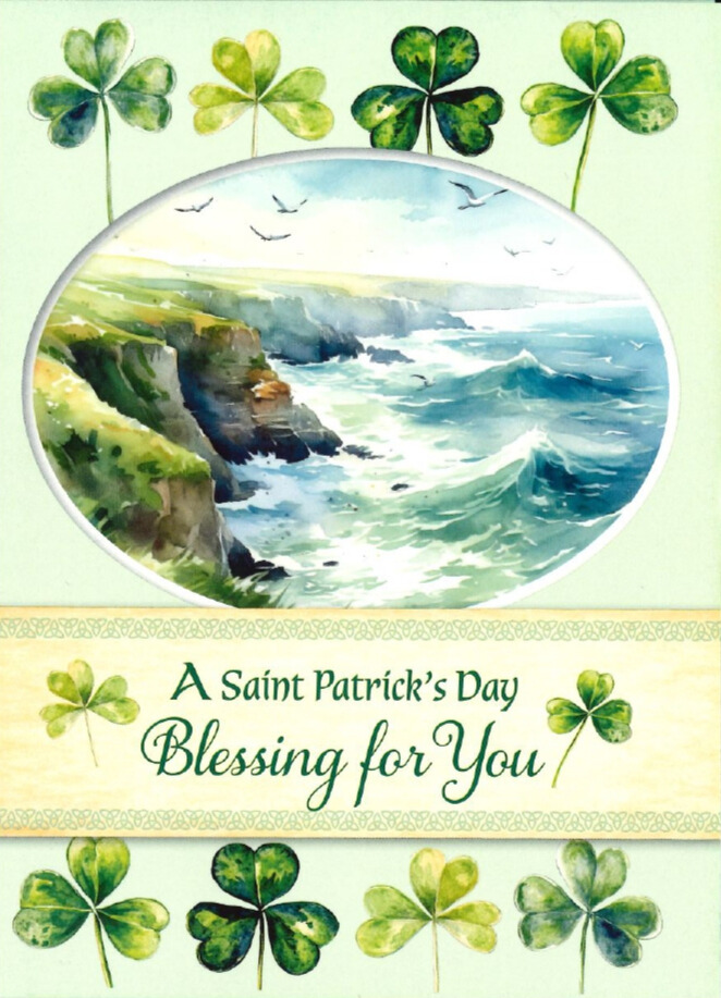 Saint Patrick – Cliff Scene w/Water